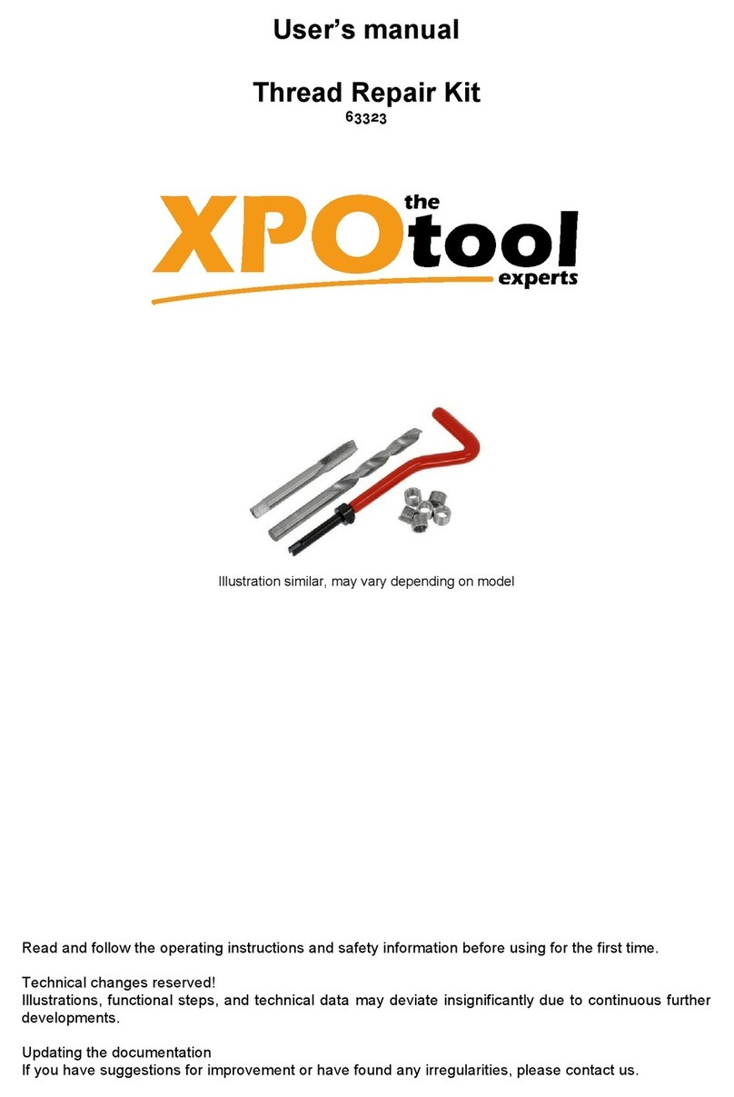 XPOtool 63323 User manual