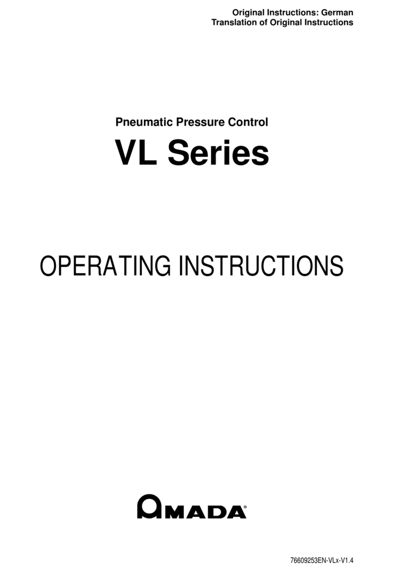 Amada VL Series User manual