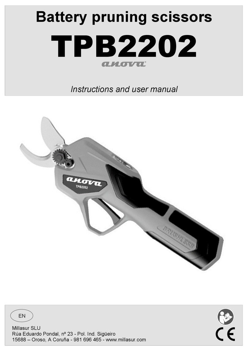 MILLASUR ANOVA TPB2202 user manual