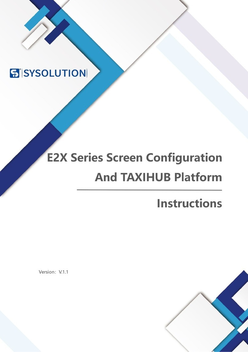 SYSOLUTION E2 Series User manual