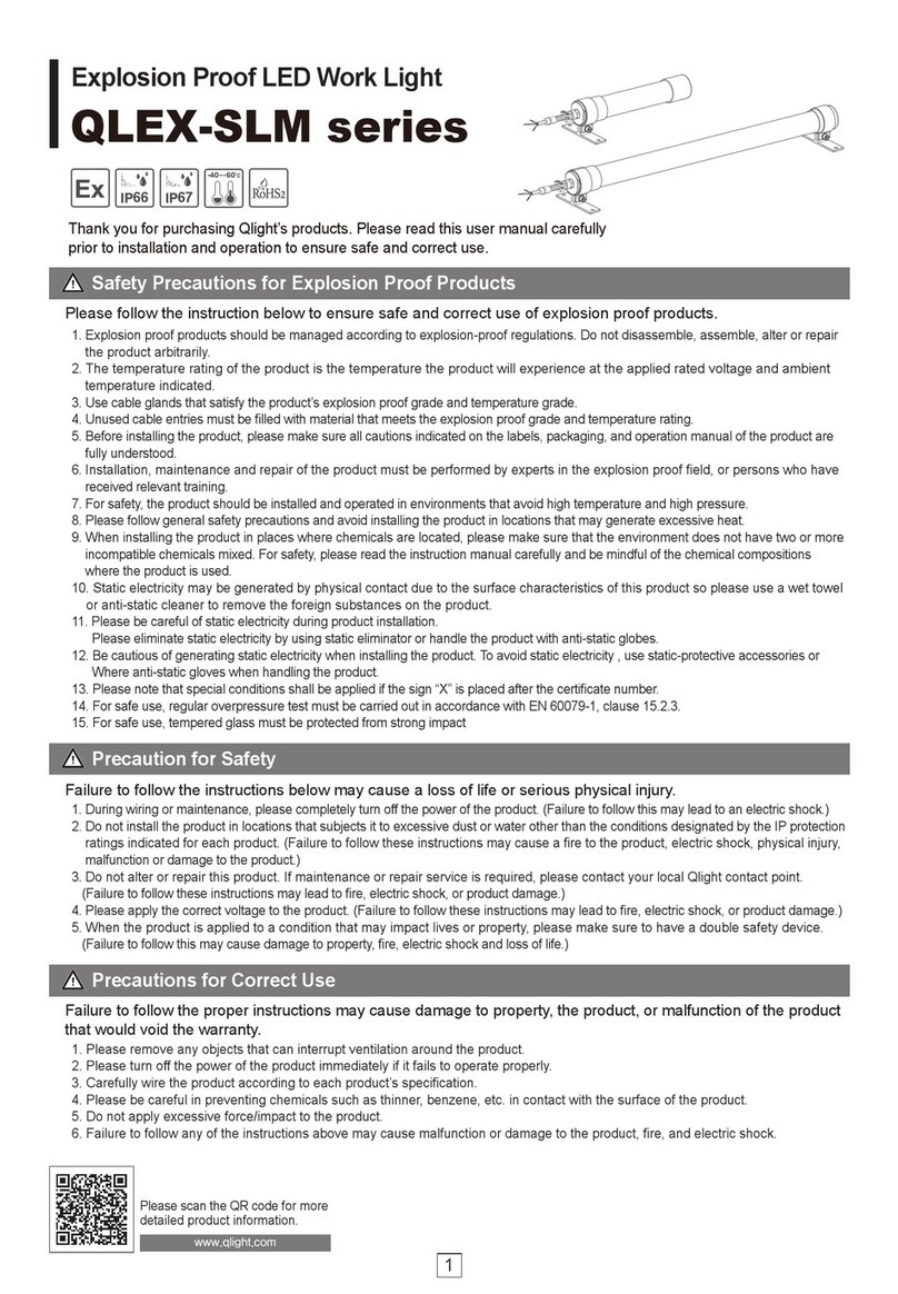 Qlight QLEX-SLM Series manual