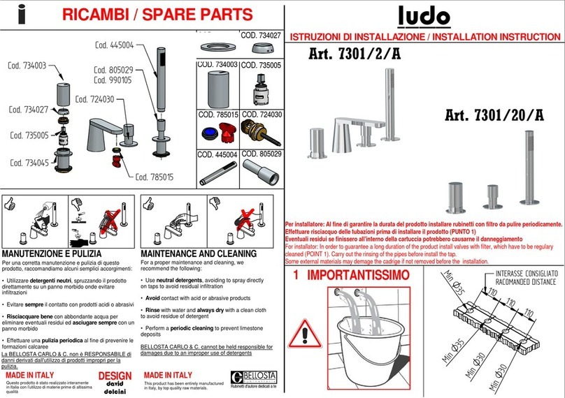 BELLOSTA ludo 7301/2/A User manual