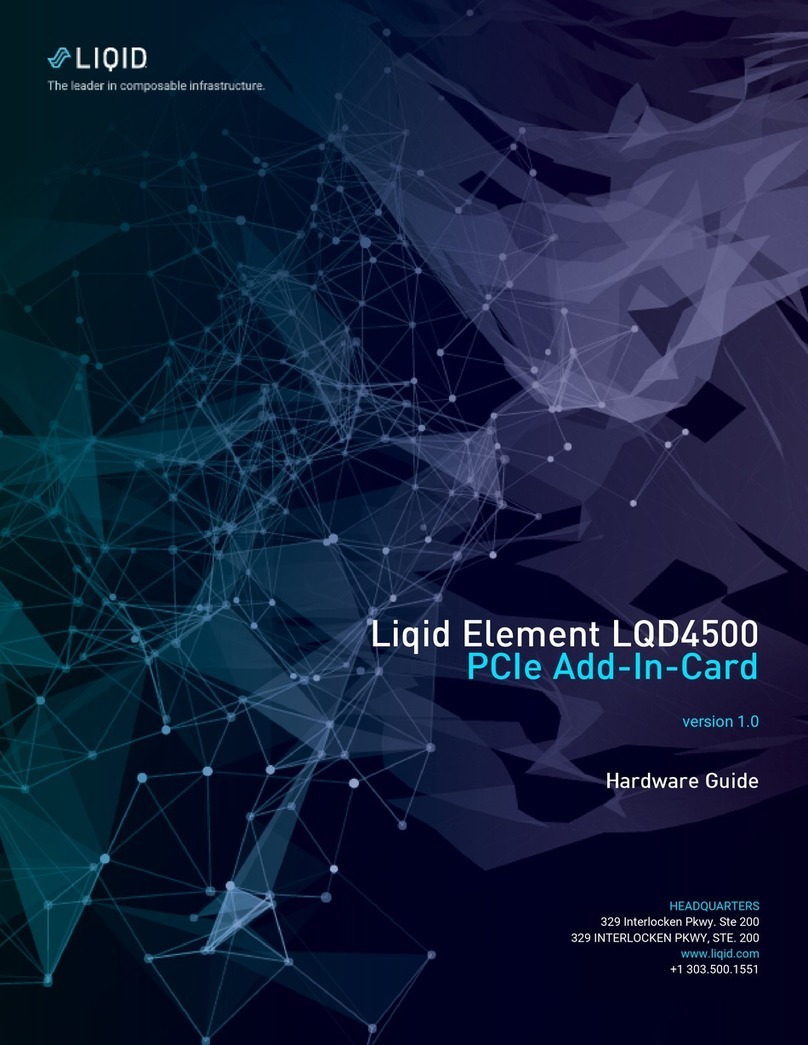 LIQID Element LQD4500 Hardware guide
