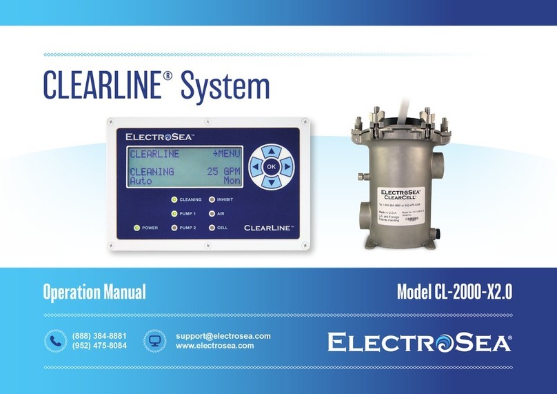 ELECTROSEA CLEARLINE CL-2000-X2.0 Operation manual ELECTROSEA CLEARLINE CL-2000-X2.0 Operation manual