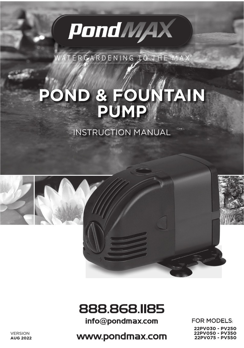 PondMAX PV250 instruction manual PondMAX PV250 instruction manual