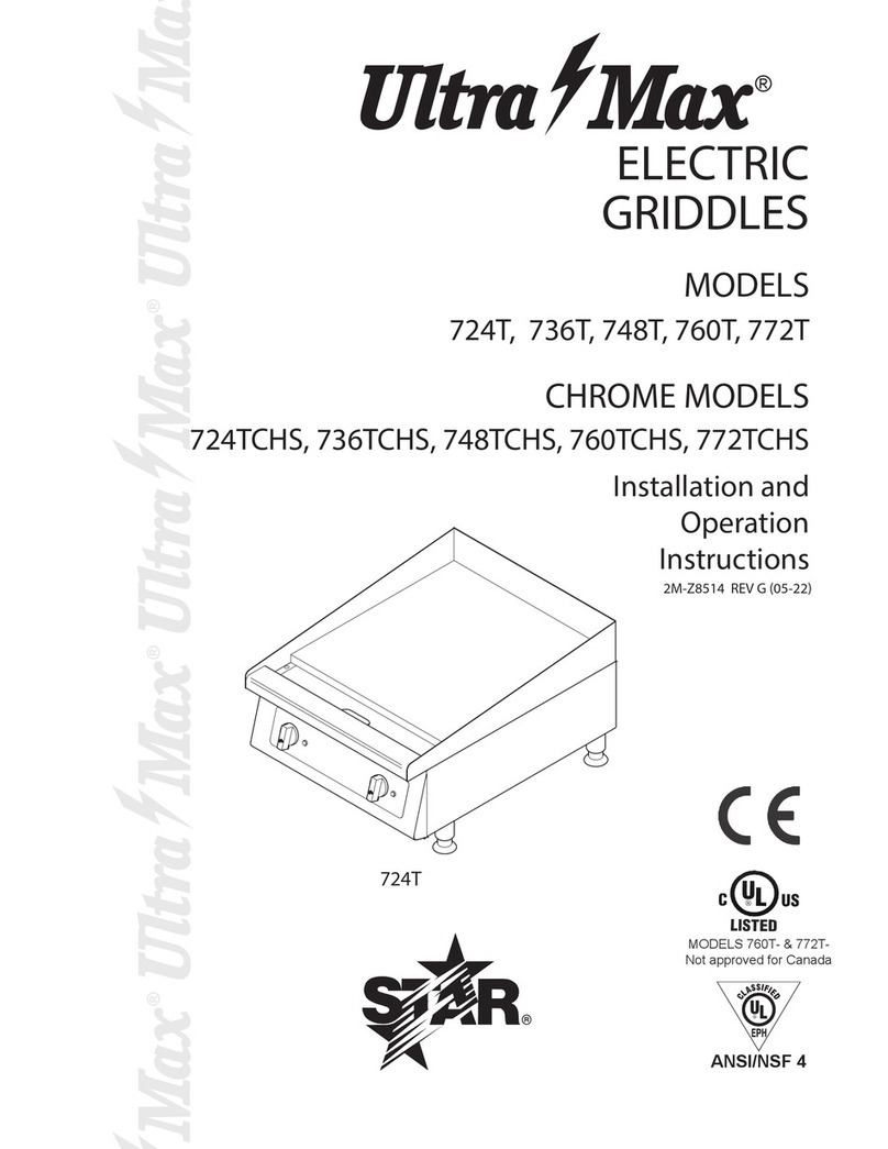 Star Ultra Max 724T Owner's manual