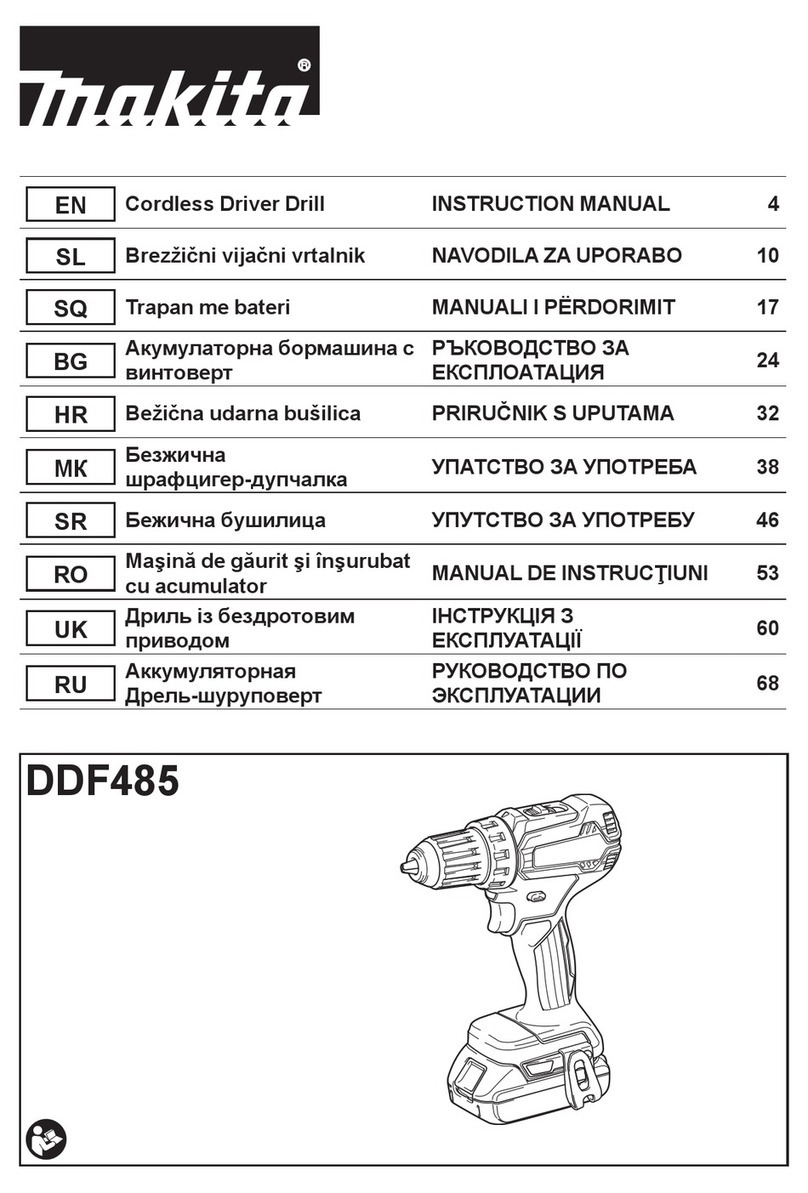 Makita DDF485RF3J instruction manual