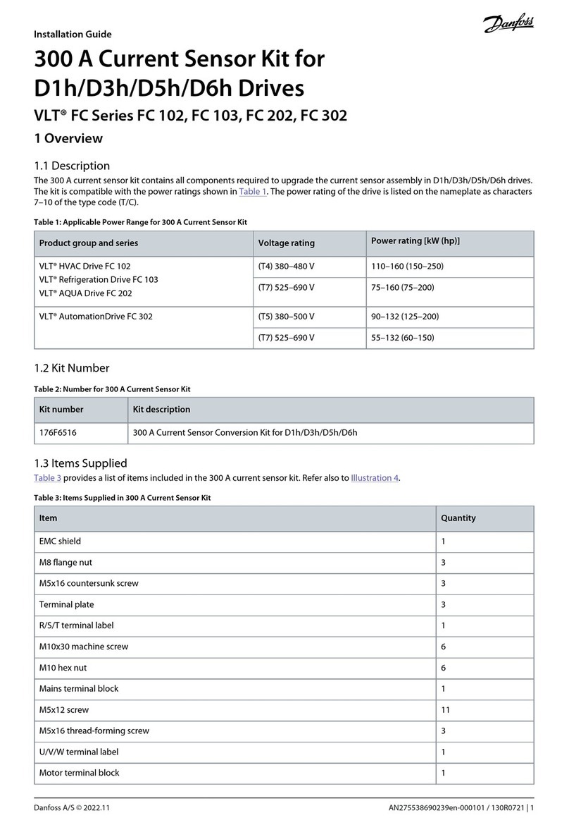 Danfoss 176F6516 User manual