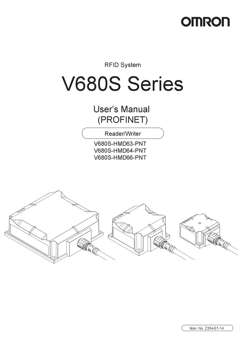 Omron V680S-HMD64-PNT User manual