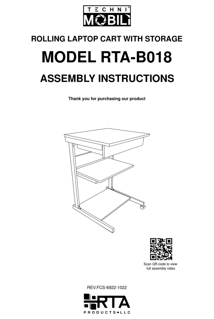 Techni Mobili RTA-B018 User manual