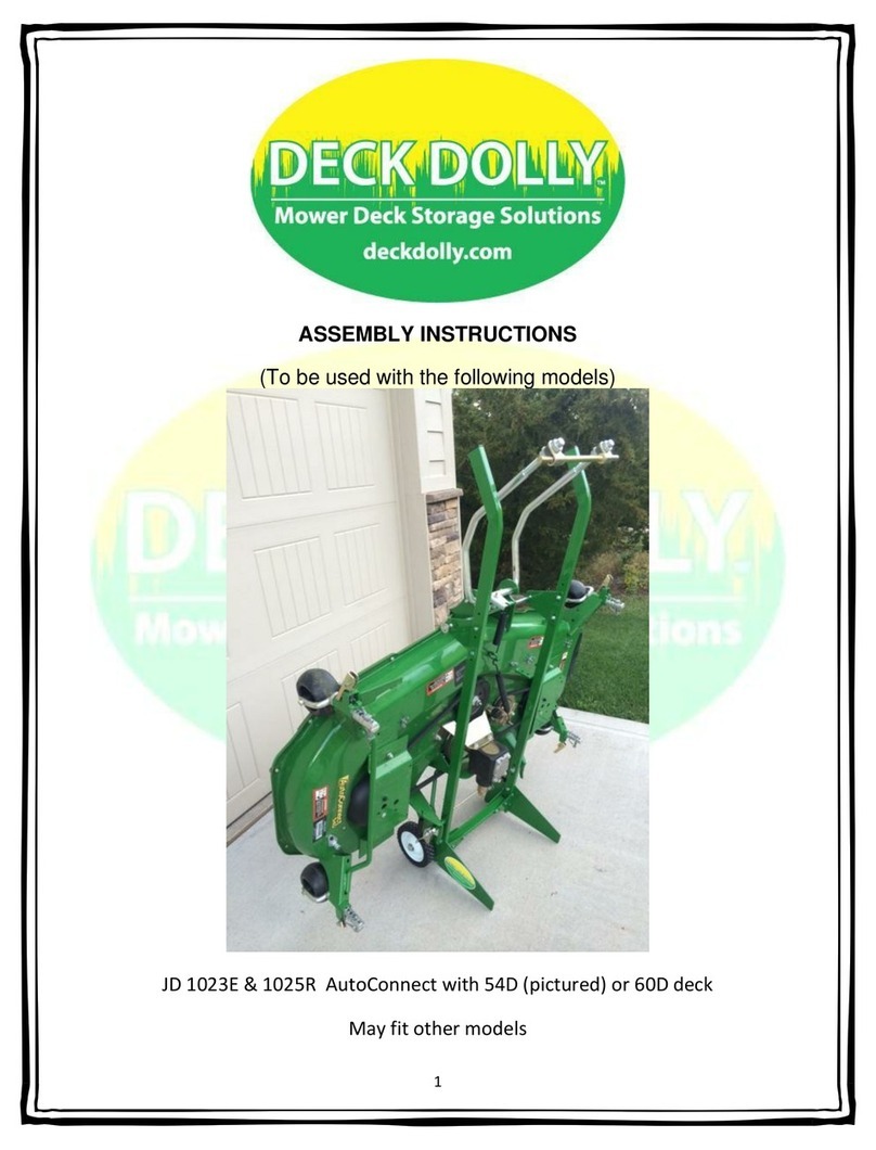 DECK DOLLY AutoConnect JD 1023E User manual DECK DOLLY AutoConnect JD 1023E User manual