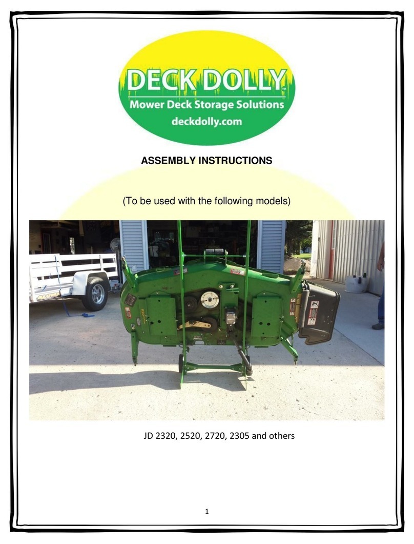 DECK DOLLY JD 2320 User manual DECK DOLLY JD 2320 User manual