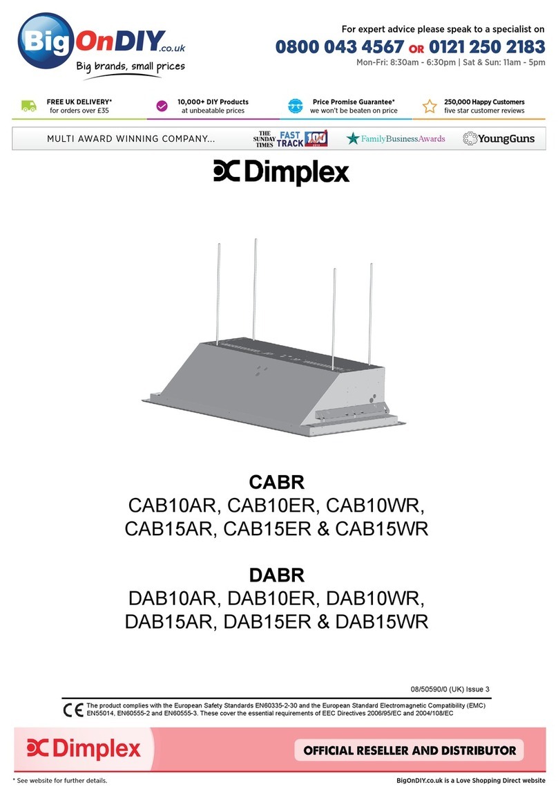 Dimplex CAB10AR manual