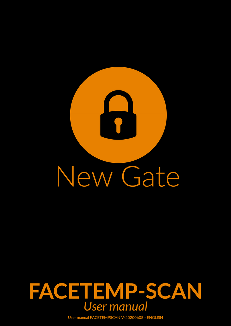 New Gate FACETEMP-SCAN user manual