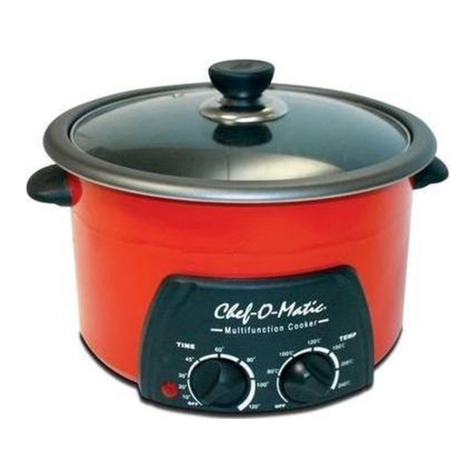 CHEF-O-MATIC VHGMNCIND0012 manual CHEF-O-MATIC VHGMNCIND0012 manual