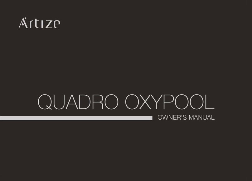 Artize QUADRO OXYPOOL owner's manual Artize QUADRO OXYPOOL owner's manual