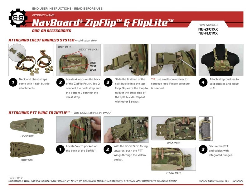 S&S Precision NavBoard ZipFlip User manual