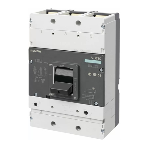 Siemens SENTRON VL630 operating instructions