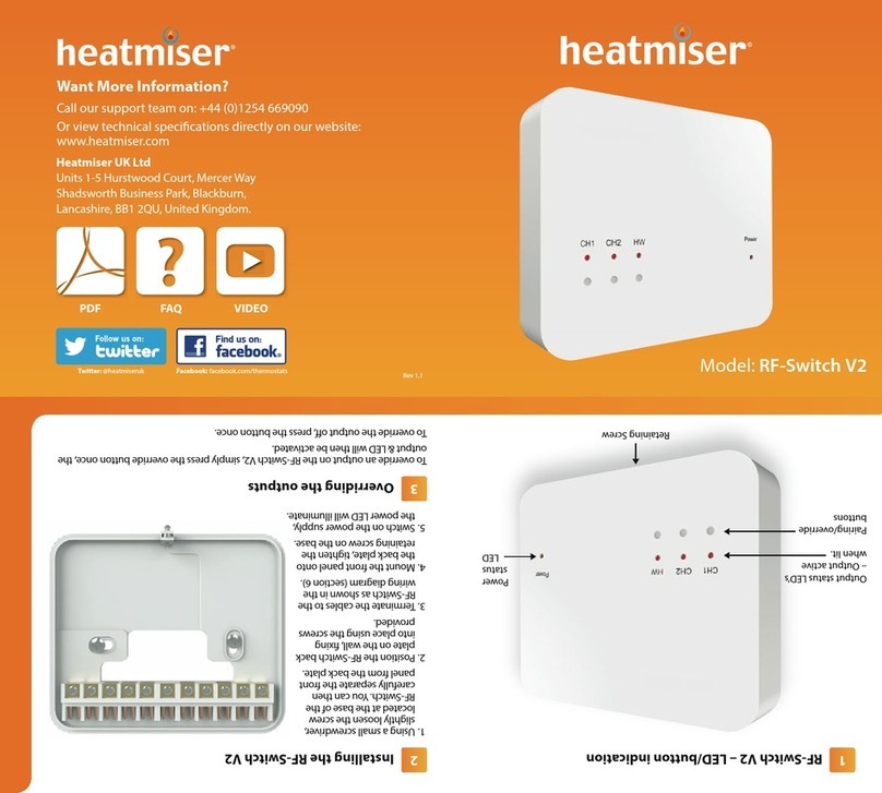 Heatmiser RF-Switch V2 manual