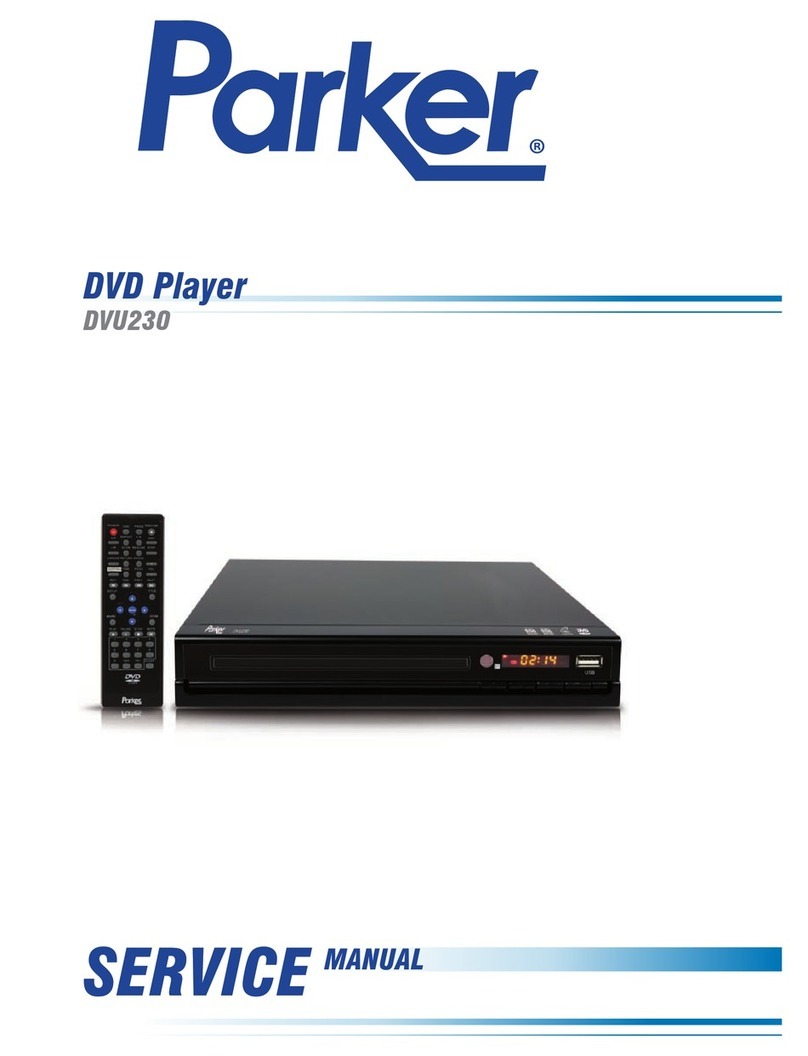 Parker DVU230 Service manual