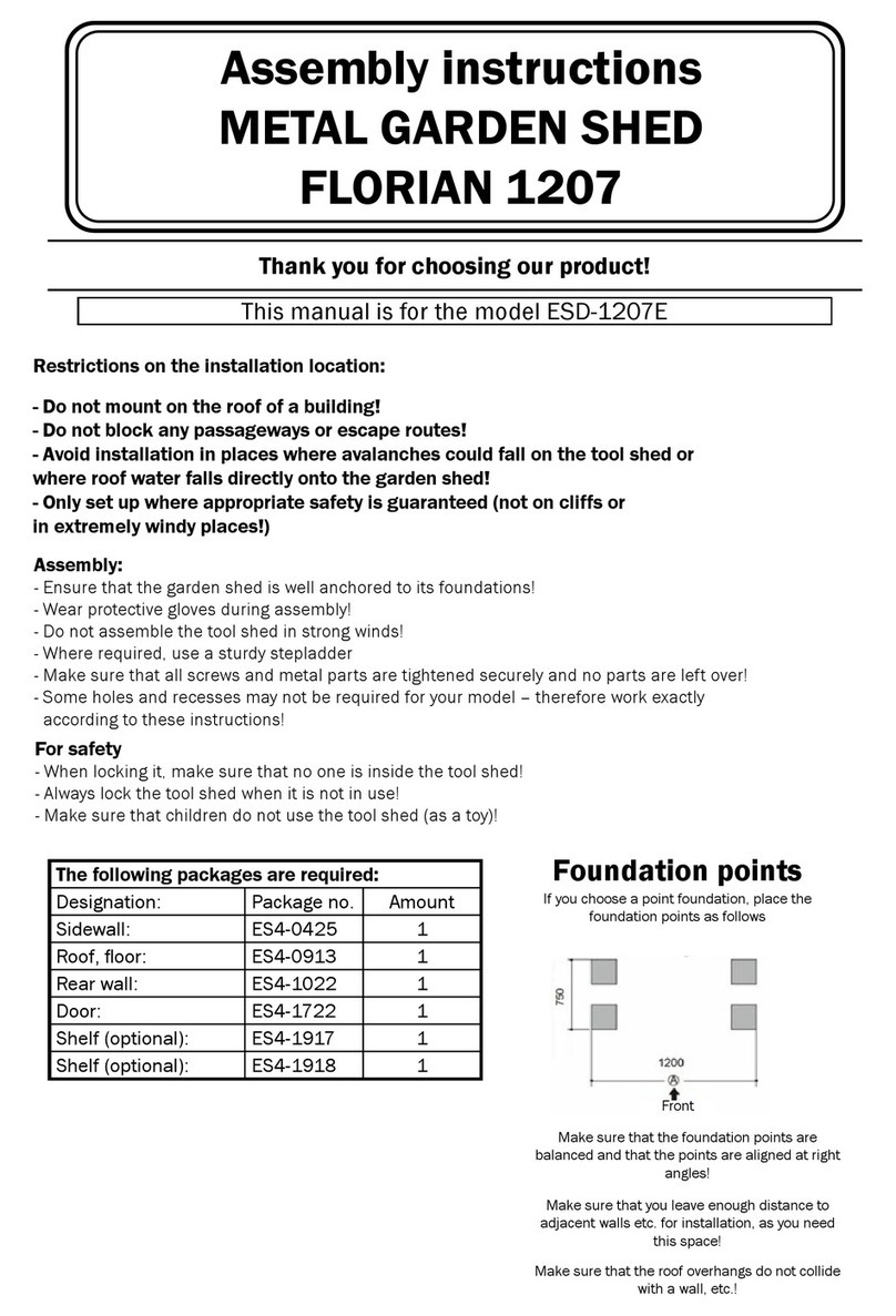 Gfp FLORIAN 1207 Assembly instructions