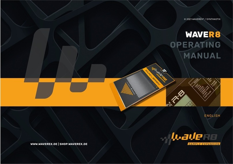 WaveReX WaveR8 operating manual