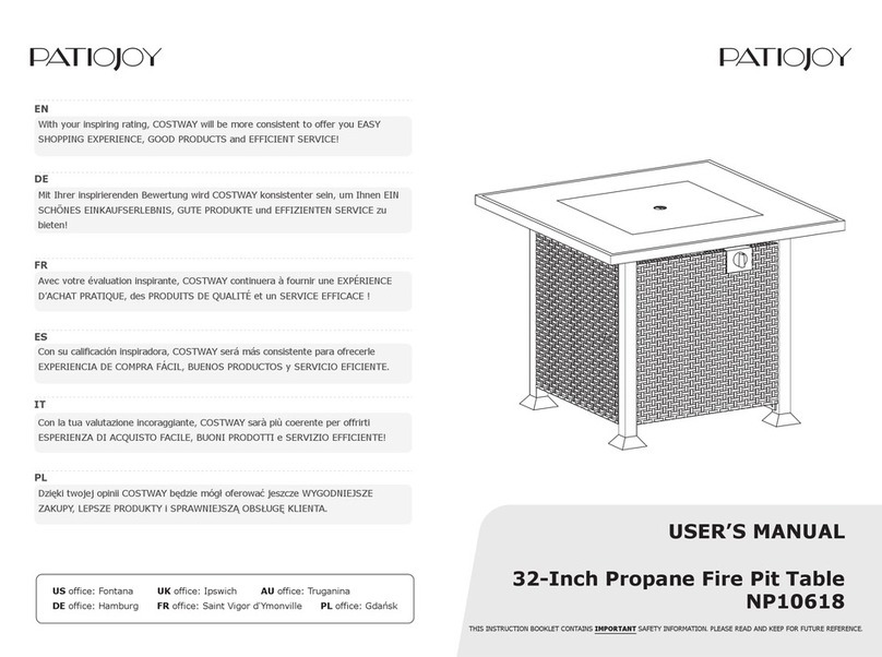 Costway Patiojoy NP10618 user manual