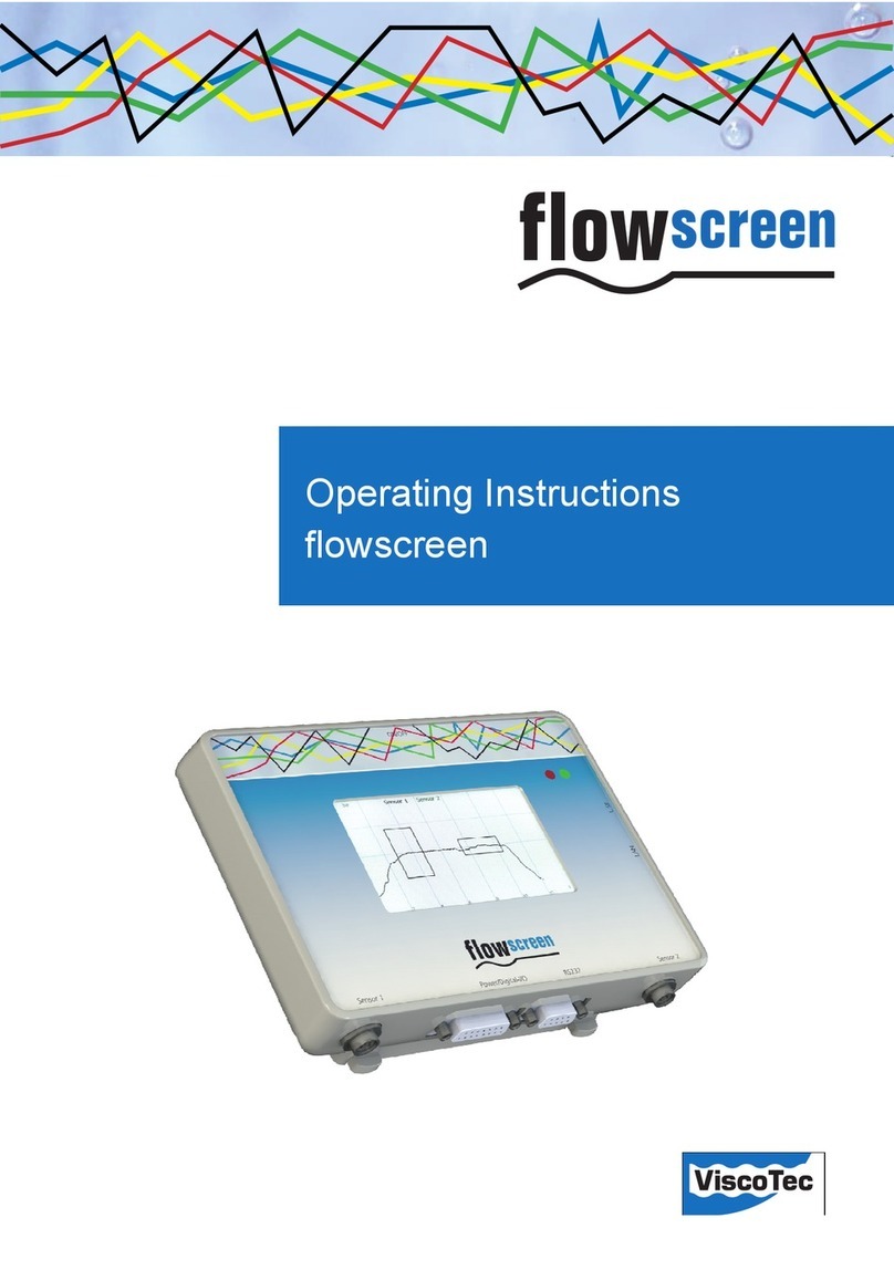 ViscoTec flowscreen operating instructions