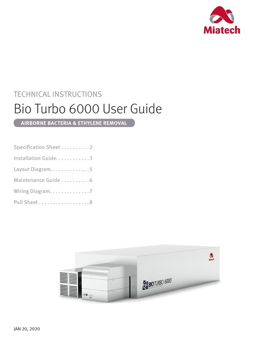 Miatech Bio Turbo 6000 user guide