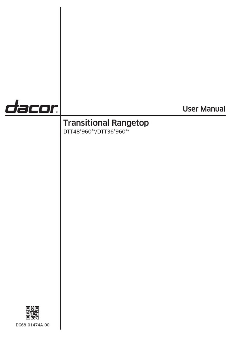Dacor DTT48 960 Series User manual