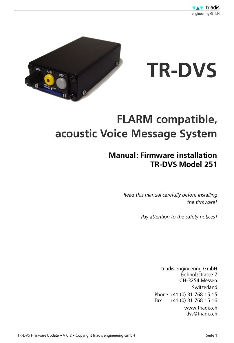 Triadis TR-DVS 251 manual