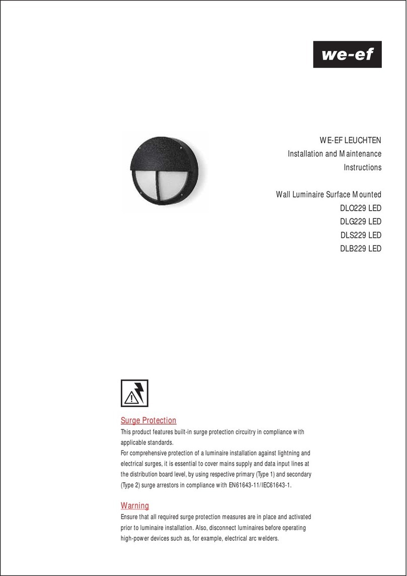 WE-EF DLO229 LED User manual