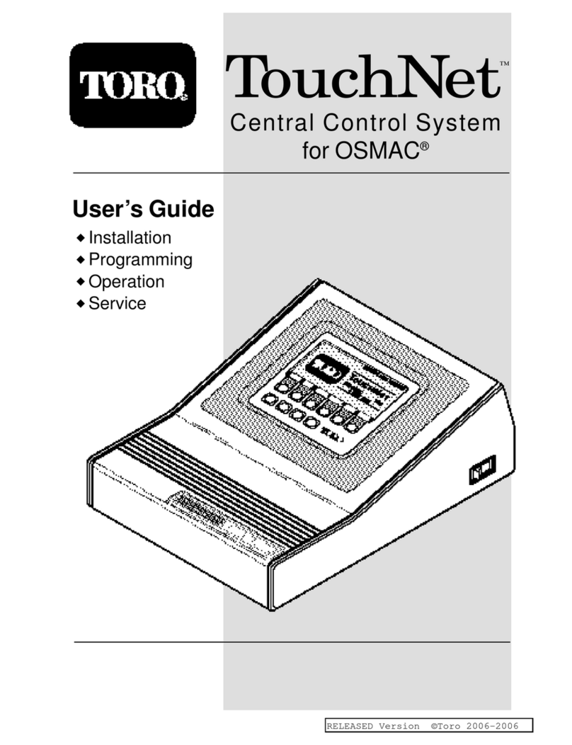 Toro TouchNet NO-90-06 User manual