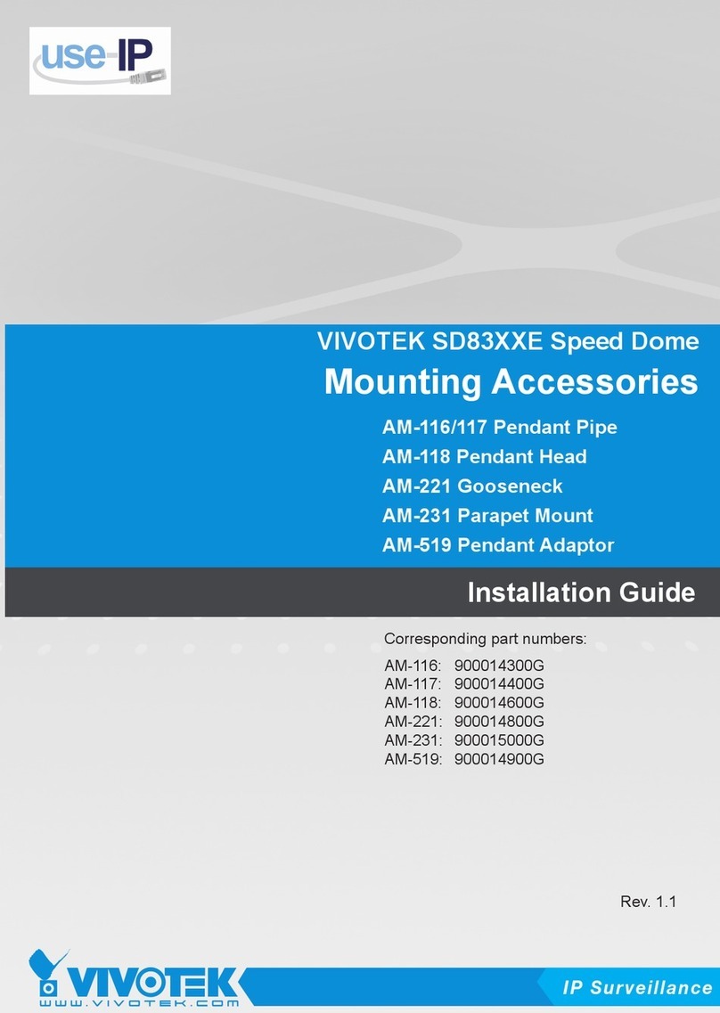 Vivotek Fixed Dome AM-116 User manual