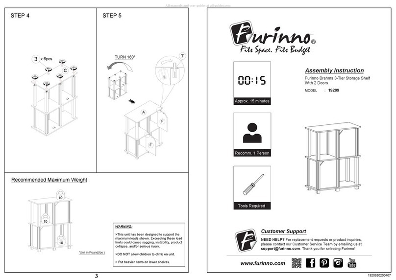 Furinno Brahms 19209 User manual Furinno Brahms 19209 User manual