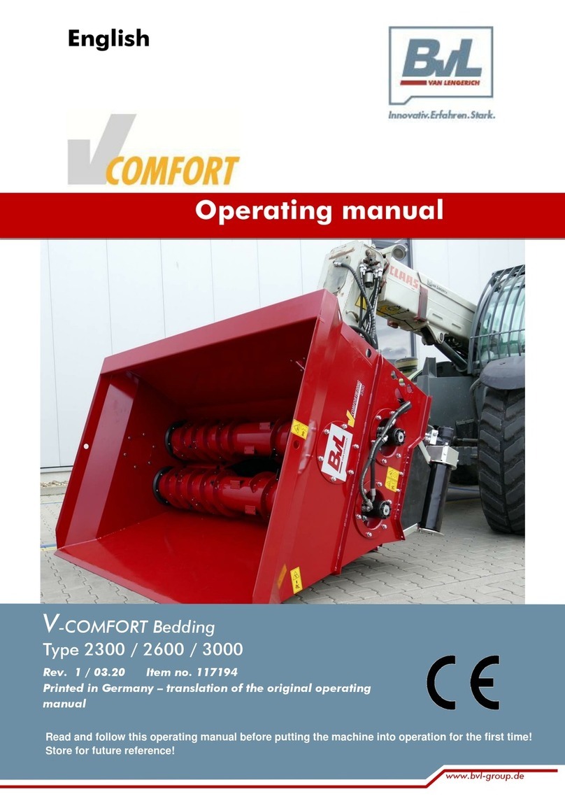 BVL V-COMFORT 2300 operating manual