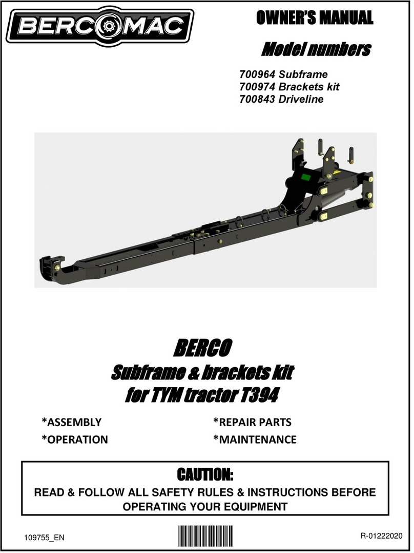 Bercomac BERCO 700964 User manual