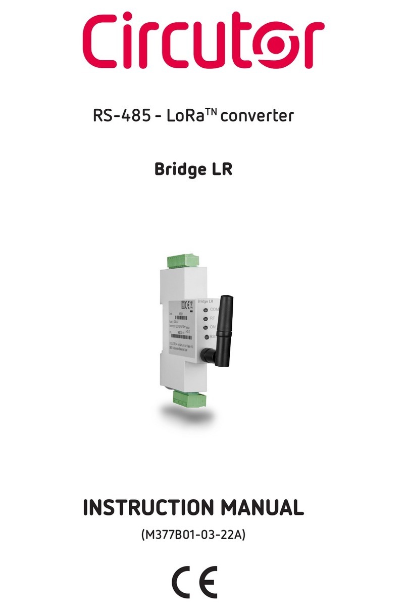 Circutor Bridge LR instruction manual