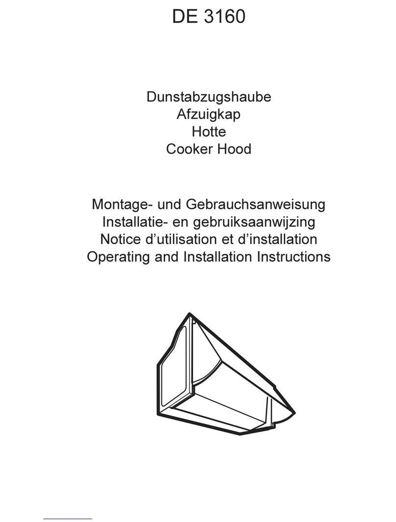 AEG DE 3160 User manual