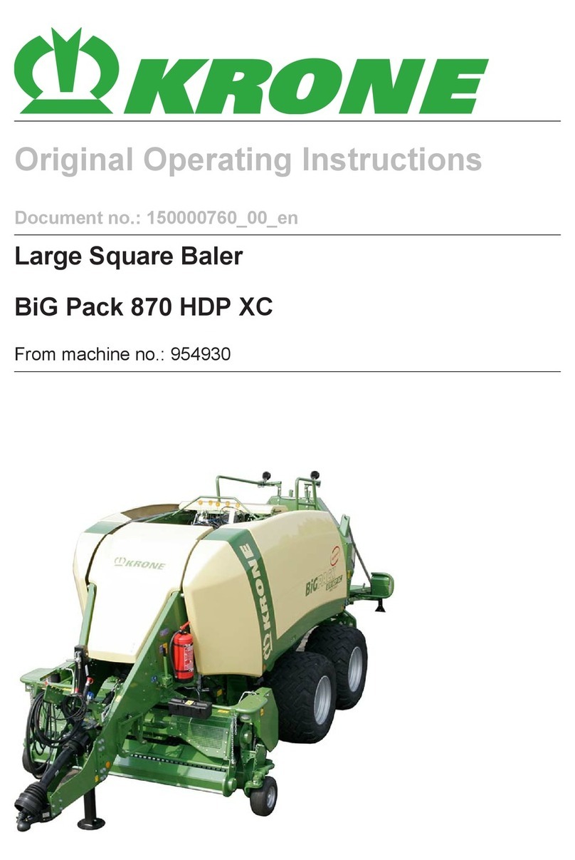 Krone BiG Pack 870 HDP XC Original operating instructions