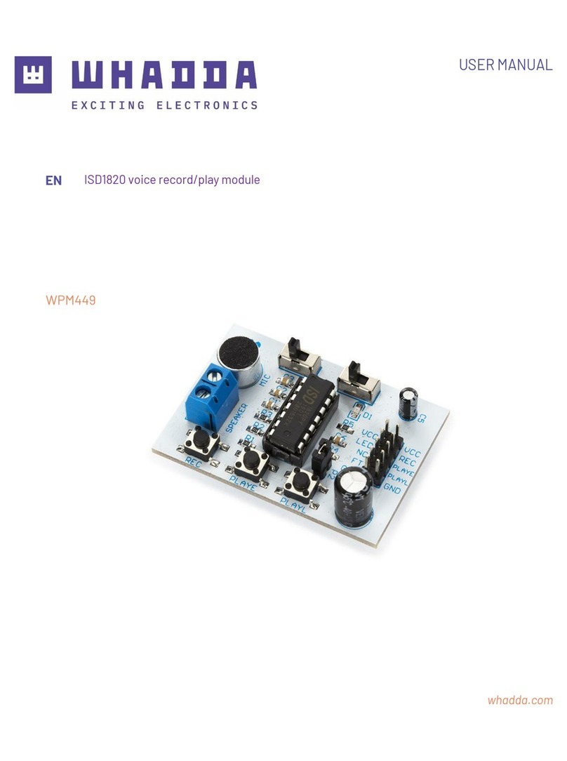 Whadda WPM449 User manual