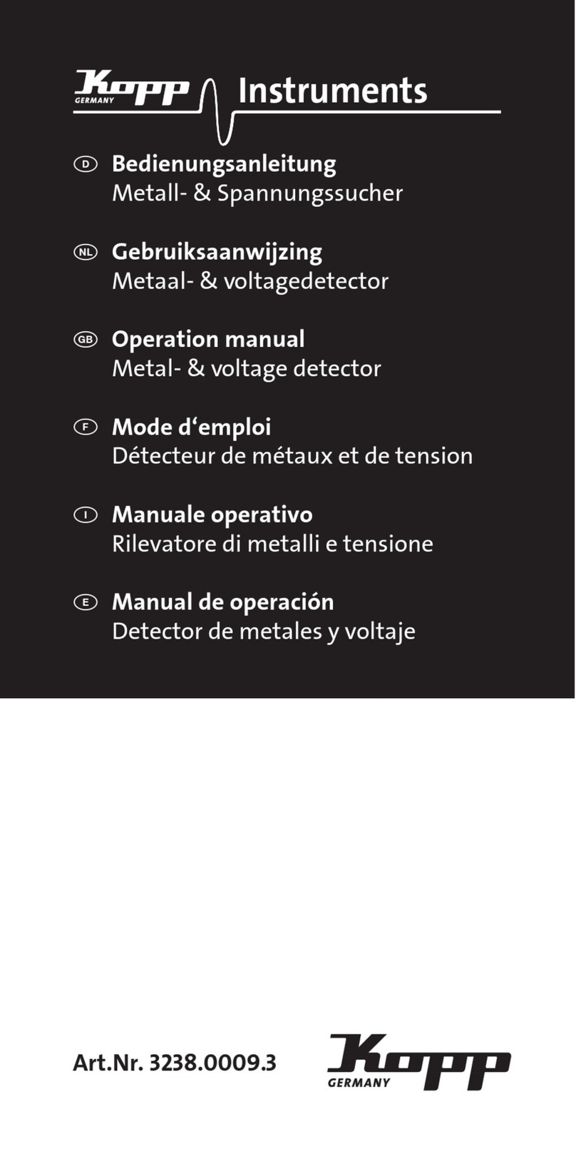 Kopp 3238.0009.3 User manual