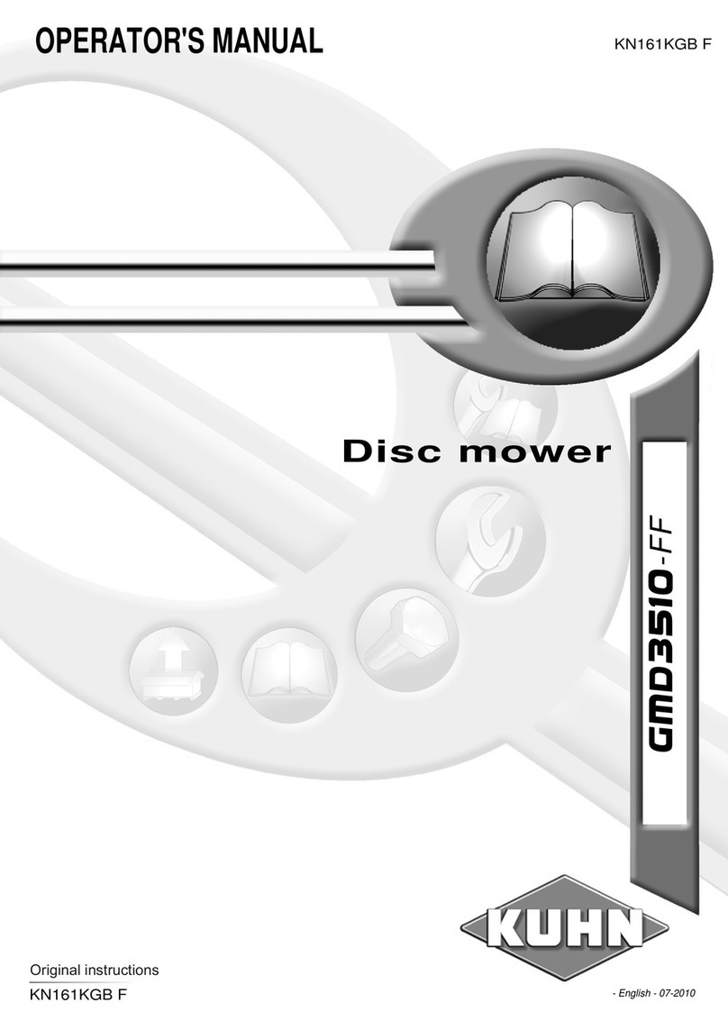 KUHN GMD3510-FF Operator's manual