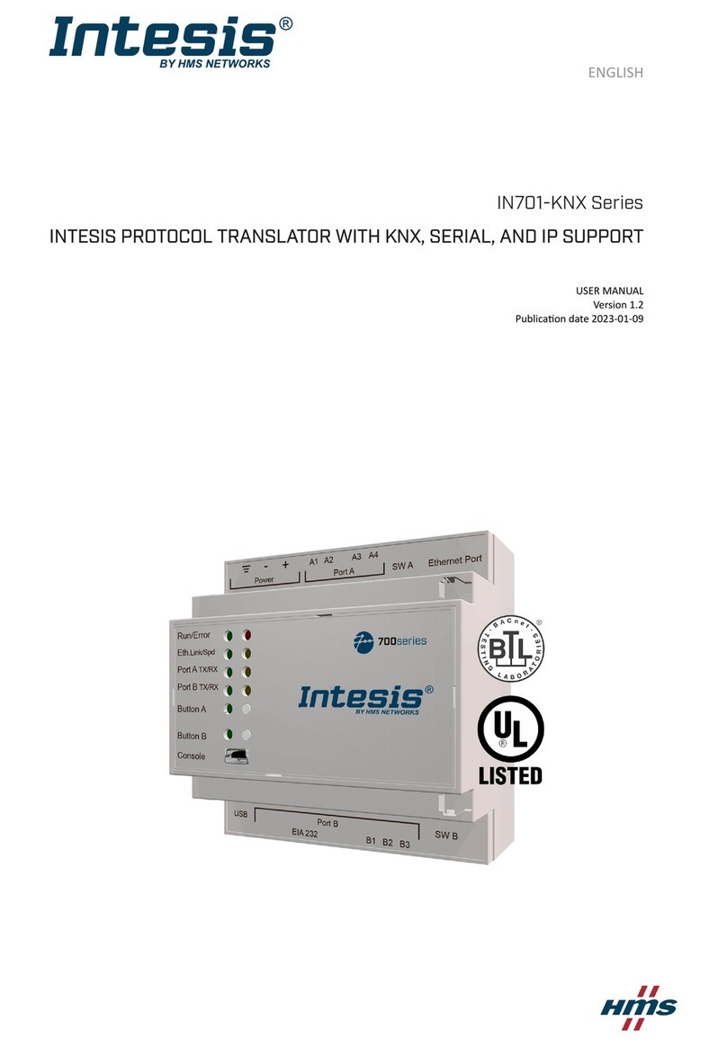 Intesis 700 Series user manual
