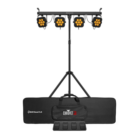 Chauvet DJ 4BAR Quad ILS Quick reference guide