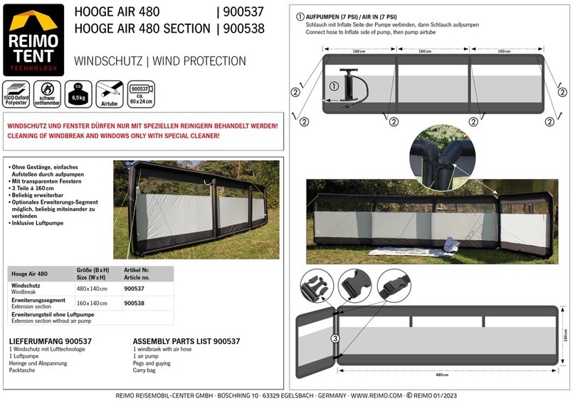 Reimo HOOGE AIR 480 User manual