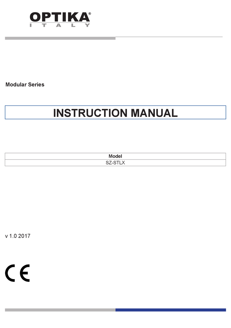 Optika Italy Modular Series User manual Optika Italy Modular Series User manual