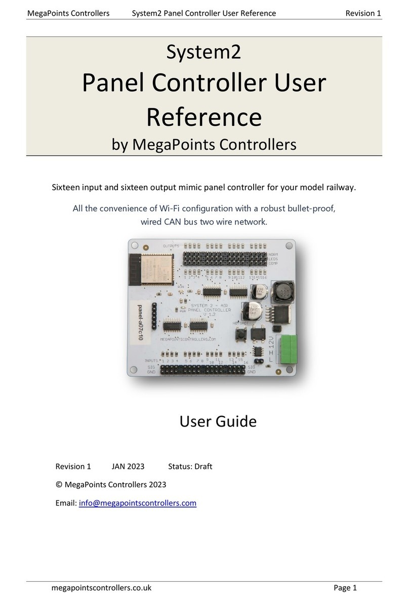 MegaPoints Controllers System2 Starter Kit Service manual