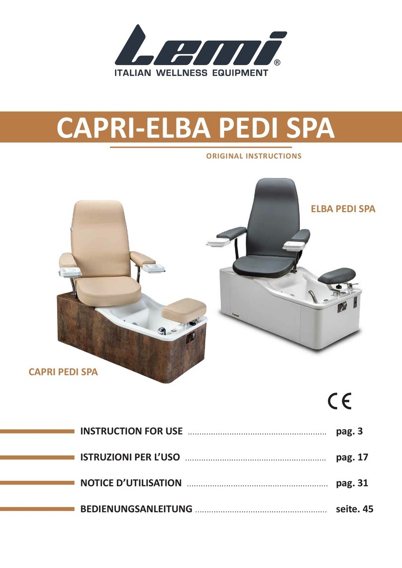 LEMI ELBA PEDI SPA Instructions for use