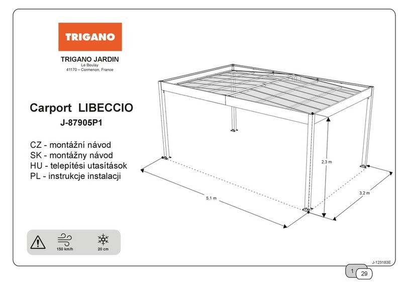 Trigano Jardin J-87905P1 manual
